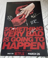 Something Very Bad Is Going To Happen Signed Cast 12x18 Photo x7 Camila Morrone