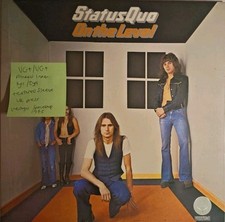 Status Quo On The Level Vinyl Record LP VG+/VG+ 9102002 1975