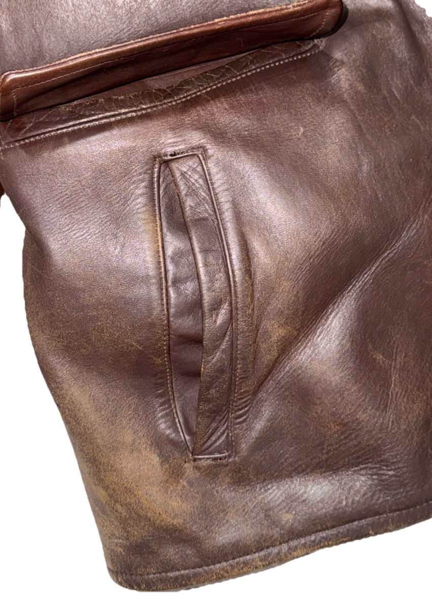 Windward horsehide vintage leather jacket men | eBay