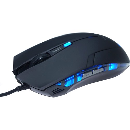 EBlue Cobra Junior 1600dpi Black Gaming Mouse Blue LED Logo - Picture 4 of 9