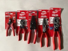 5 Assoted Milwaukee Pliers New In Packages .