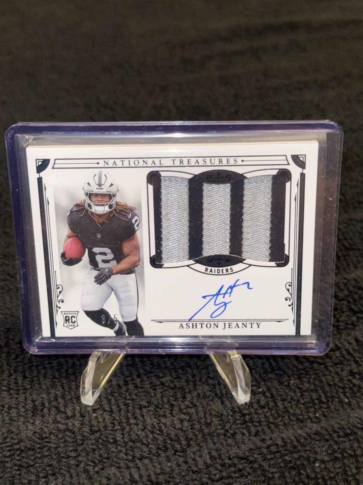 2025 Ashton Jeanty RC Auto Collection 1/1 NFL Shield Nike Swoosh Flawless NT 🔥 view 13