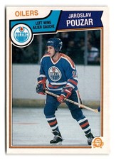 1983-84 Jaroslav Pouzar O-Pee-Chee OPC Rookie - Edmonton Oilers