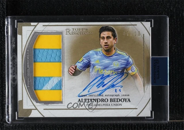 2022 Topps Renaissance MLS Auto Relics Gold /10 Alejandro Bedoya #AR-AB10 Auto
