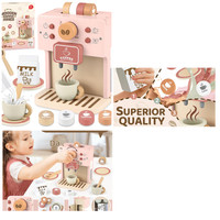 KinderküChe KaffeezubehöR Holz SpielküChe Kaffeeset Rosa
