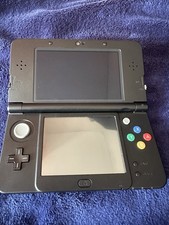 Nintendo New 3DS Black Handheld Gaming System with Third Party Charging Cable