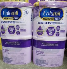 4 tubs Enfamil neuro pro gentlease 19.5 oz X 4 tubs 09/2026