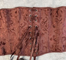 Corset Bustier Ren Fest Top Size S Brown Boudoir