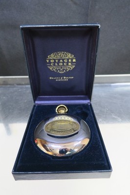 The Original Dalvey Voyager Clock Grants Of Dalvey Scotland w/Box - Works!
