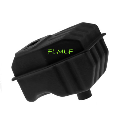 FLMLF Marine Muffler Black 1pc for Boat Marine Remote control Parts