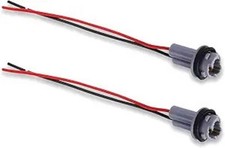 2 Pack T15 Car Turn Signal Light Pigtail Socket Harness Replacement, Universal T