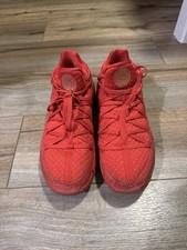 Nike LeBron 17 Low Titan Men's Athletic Basketball Sneakers Red, Size 10