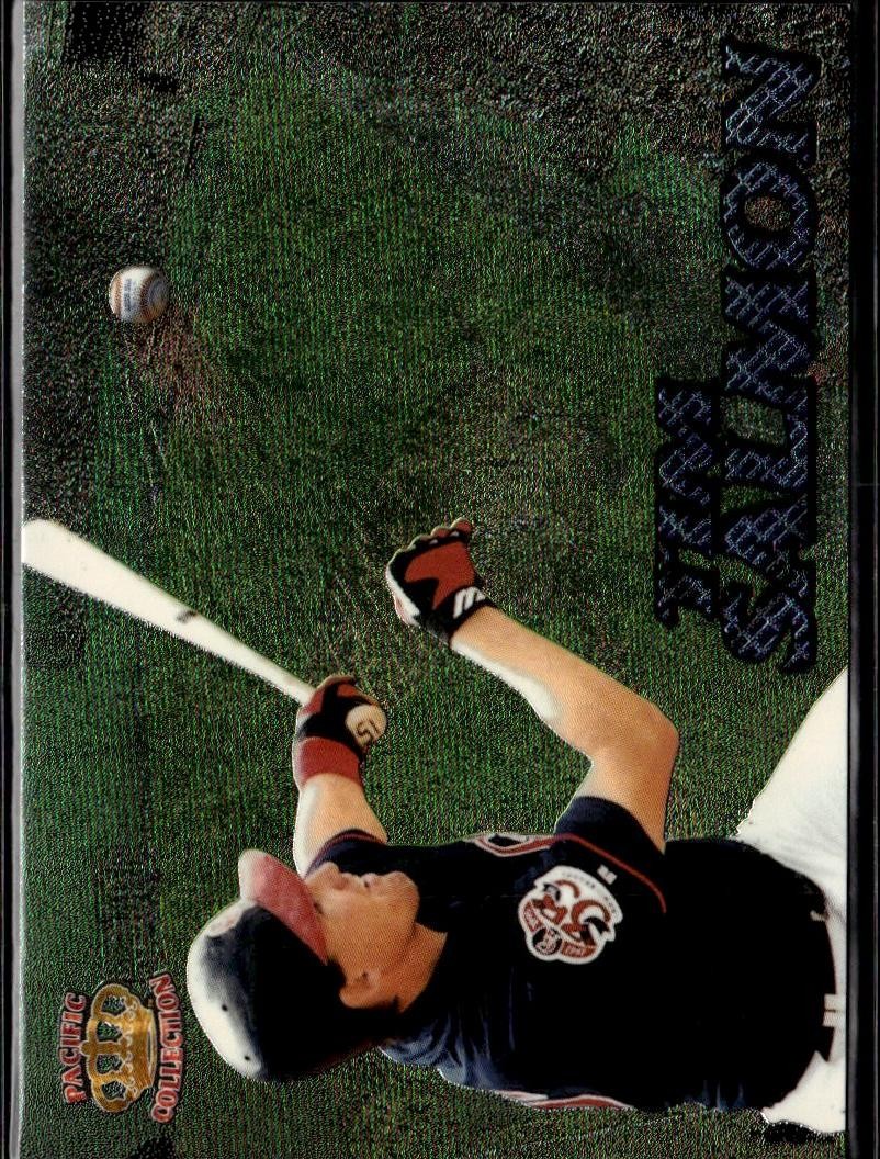 1996 Pacific Prism #FB-16 Tim Salmon Fence Busters - Angels