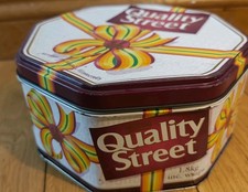 1998 Nestle Quality Street LARGE  2.4kg Tin Christmas 90’s collectible Vintage 