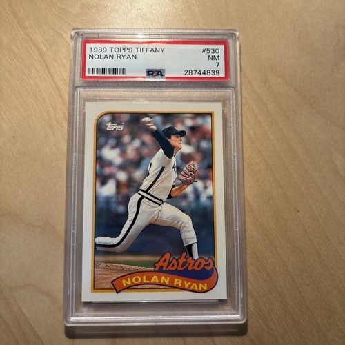 Nolan Ryan #530 1989 Topps Tiffany card