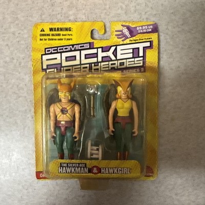 DC Direct Hawkman & Hawkgirl Pocket Super Heroes 3 3/4'' Figures -NEW