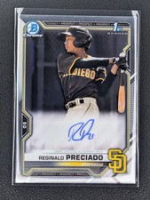 2021 Bowman Chrome Reginald Preciado #CPA-RPR San Diego Padres AU