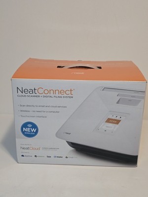 Neat Connect NC-1000 Wi-Fi Cloud Scanner- Digital Filing System PC Mac In Box!