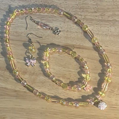 Toy Chica Inspired Jewelry Set, Handmade Five Nights At Freddy s Gift