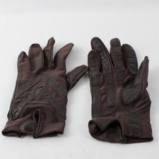 Aris Isotoner Women's Brown Nylon Stretch Gloves One Size