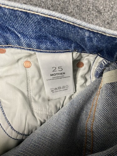 MOTHER SUPERIOR woman's I'm A winner The scooter ankle jeans, SZ 25X27 Blue - Picture 9 of 12