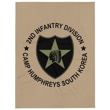 2nd Infantry Division Throw Blanket