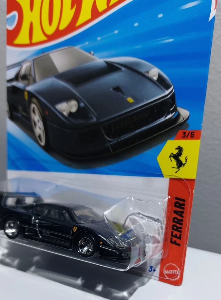Nueva tarjeta Hot Wheels 2026 Ferrari F40 Competizione Super Treasure Hunt Intl bonita Foto 3 de 4