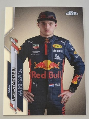 2020 Topps Chrome Formula 1 F1 Drivers Max Verstappen #6 ROOKIE RC