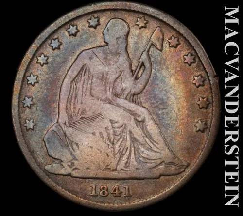 1841-P Seated Liberty Half Dollar — photo from the most recent tracked eBay sale