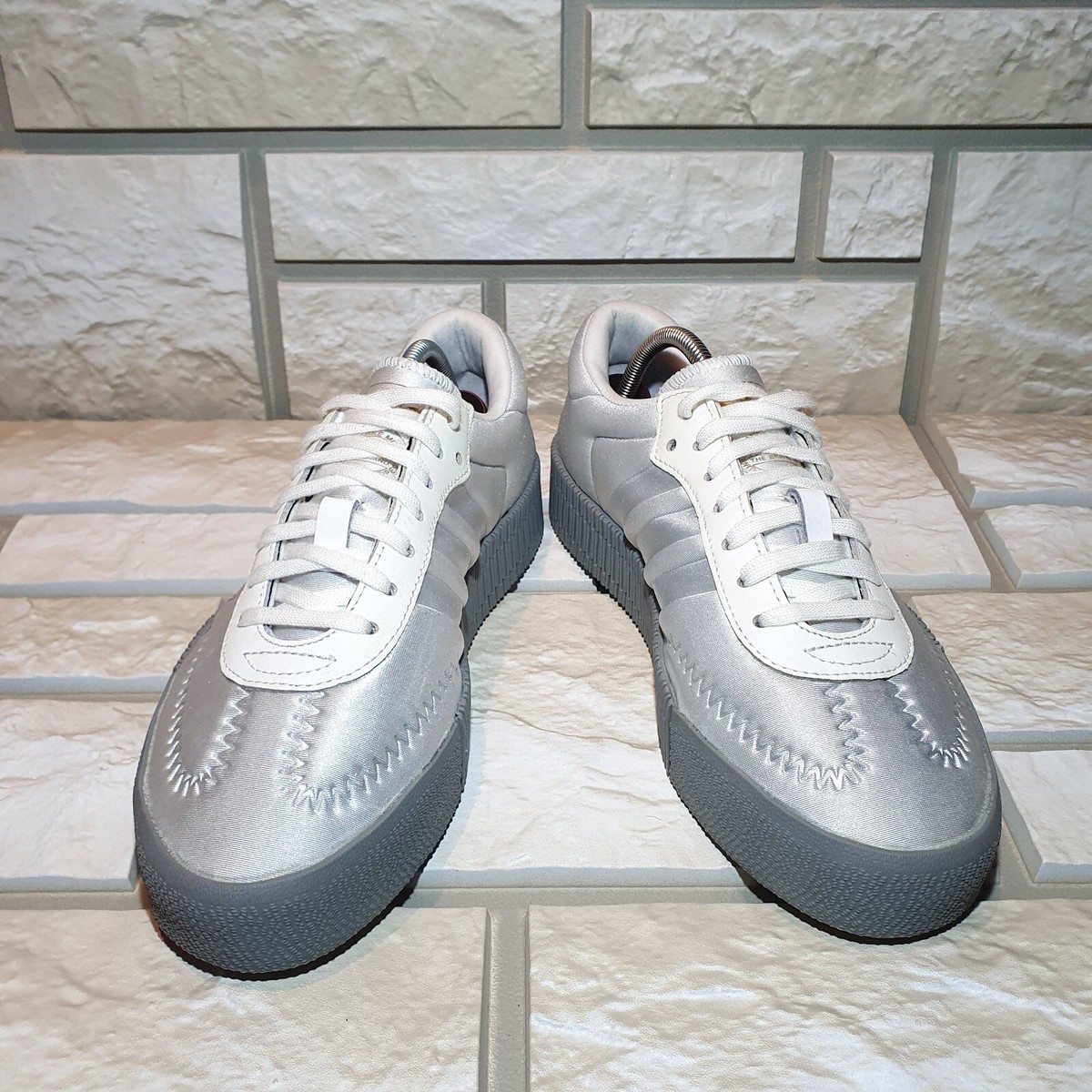 adidas gazelle silver green womens adidas Originals Women's Samba Jane