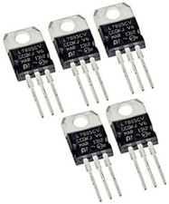 5 x LM7805 L7805 7805 IC Positive Voltage Regulator 5V 1.5A TO-220 USA