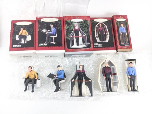 Hallmark Keepsake Ornaments Lot Star Trek Enterprise Voyager Deep Space Nine - Picture 10 of 24