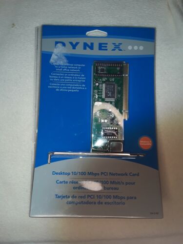 DYNEX BestBuy, 10/100 Mbps PCI network Card, new in box,