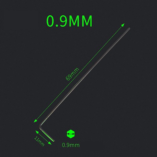 Allen Key non-magnetic L-type Ball End Head S2 Hex Wrench Auto Screwdriver Tools - Picture 12 of 25