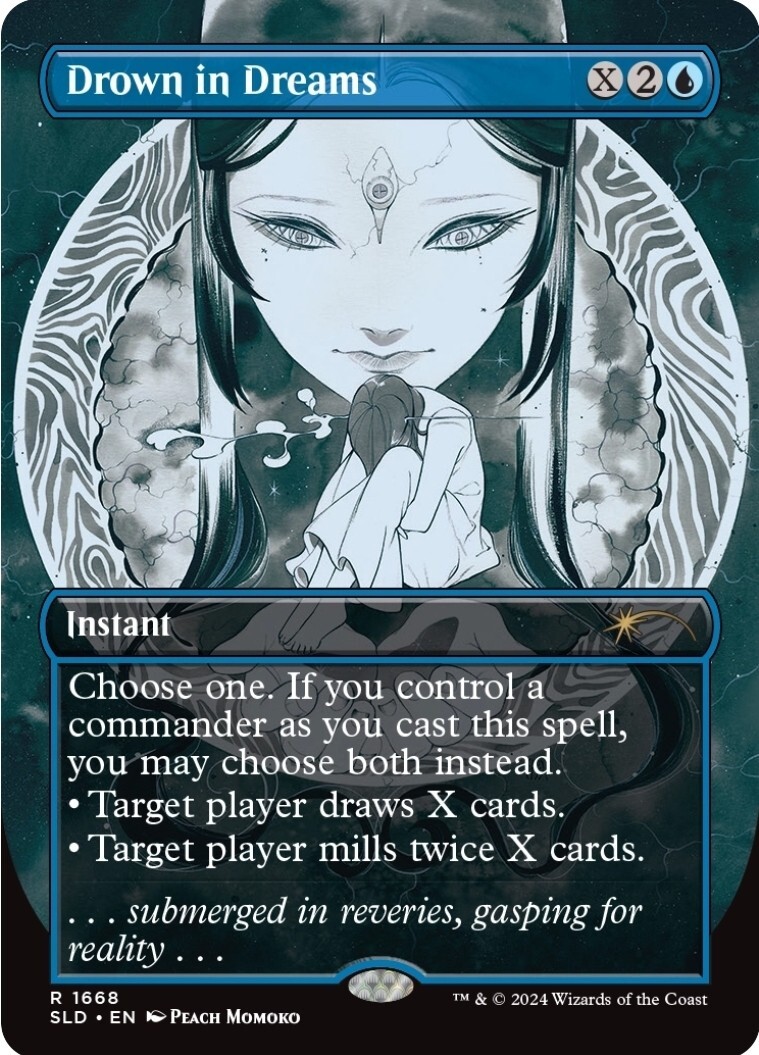 MTG Secret Lair Featuring: Peach Momoko Foil Sealed In Hand MTG Secret Lair Featuring: Peach Momoko Foil Sealed In Hand