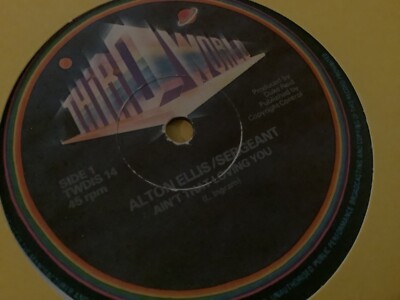 Alton Ellis , Ain t That Loving You , One Step Ahead ,  12 Third.