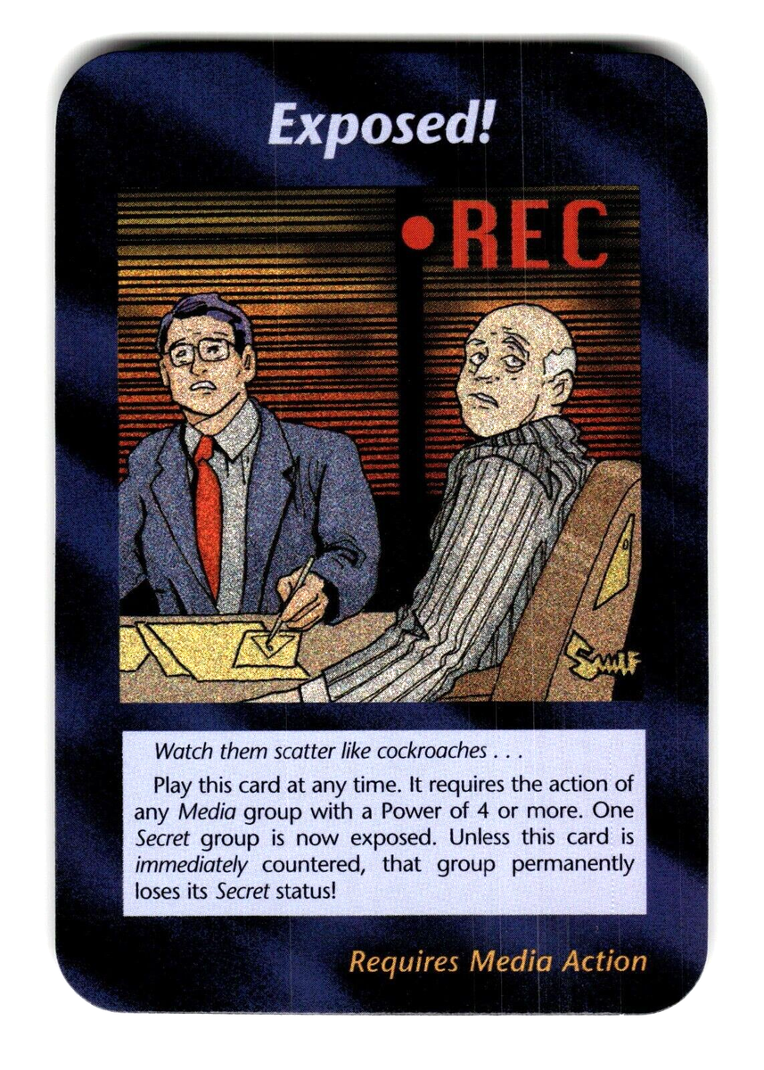 Exposed! Card Unlimited INWO Illuminati New World Order Game | eBay