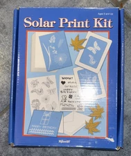 Solar Print Kit Solar Powered Art Kit , Opened But Never Used. Complete