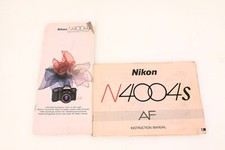 Nikon 4004s Manual and Brochure Set of 2 