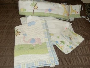 pottery barn crib bedding