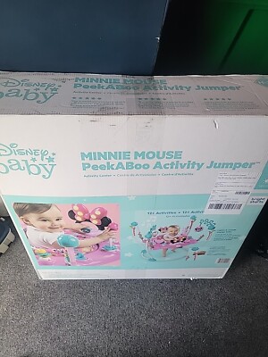 Disney 10299 Baby Minnie Mouse Peek a Boo Activity Jumper