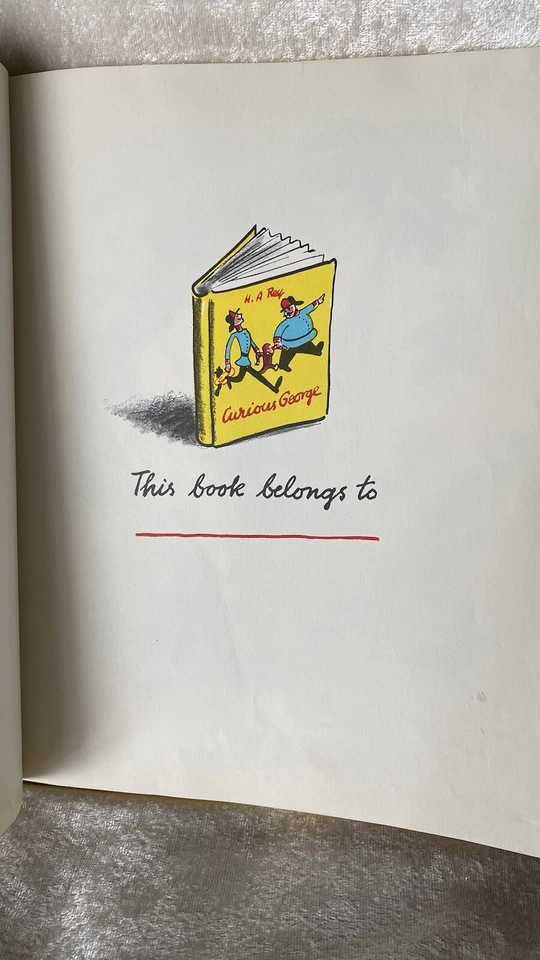 Curious George ~ H. A. REY ~ First Edition 19 Printing ~ — 第 2/4 张图片