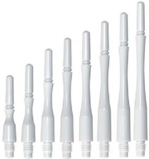 COSMO FIT SHAFT GEAR HYBRID-SPINNING DART SHAFTS - WHITE - SET OF 3