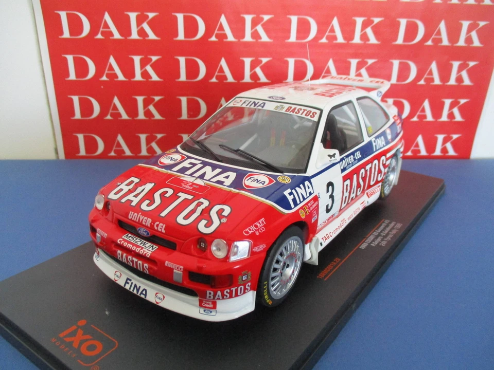 Die cast 1/18 Modellino Auto Ford Escort RS Cosworth Rally Ypres 1995 P. Snijers - Immagine 2 di 4