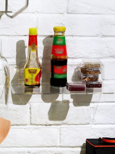 Showcase Your Toys and Collectibles with this Clear Acrylic Shelf 12x5 9 Inch - Picture 3 of 10