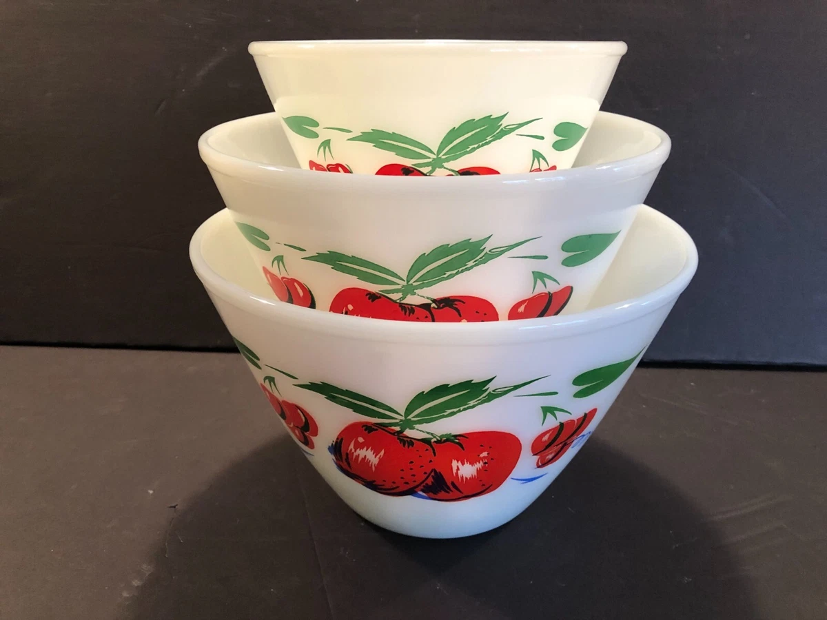 Vintage mixing top bowl set