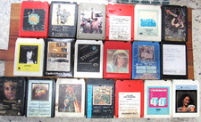 Lot Of 19 Classic Rock 8 Track Tapes STEVE MILLER CHICAGO FLEETWOOD MAC ....