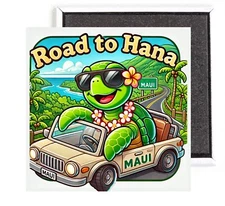 Road to Hana Maui Hawaii FRIDGE MAGNET travel souvenir sea turtle