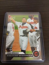 2020 Topps Now Cesar Hernandez Indians SP Low Print Run /364