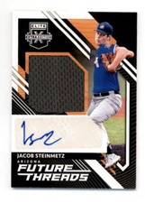 JACOB STEINMETZ 2021 ELITE EXTRA EDITION ROOKIE JERSEY AUTOGRAPH AUTO BF3631